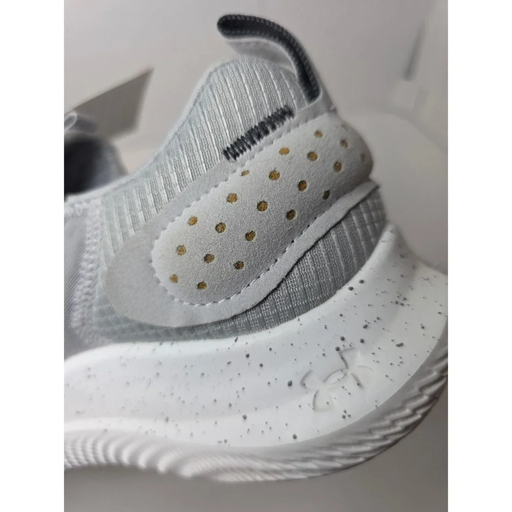 NEW! RIGHTFOOTONLY Amputee UnderArmourFlow MVMNT‎ M's GreyWhite Shoe Sz9 Sample